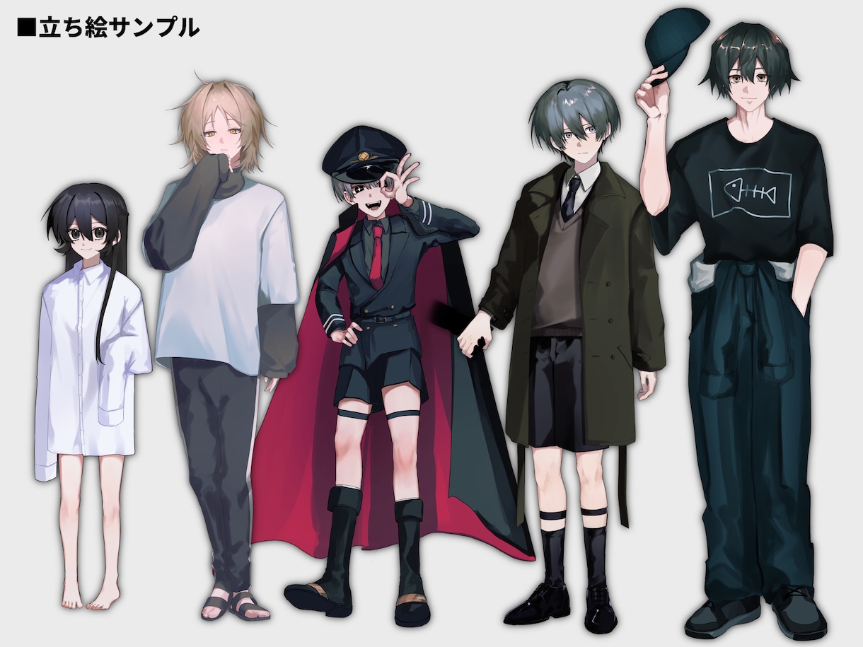 商用◎立ち絵制作します 細部までこだわった立ち絵をお届けします！ イメージ4
