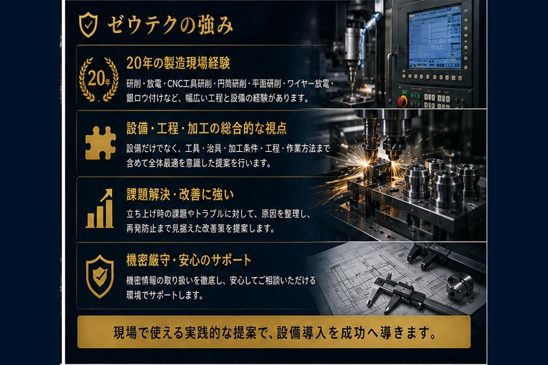 製造設備の導入・立ち上げを技術的に支援します 設備選定・工程設計・立ち上げまで現場経験で支援 イメージ4