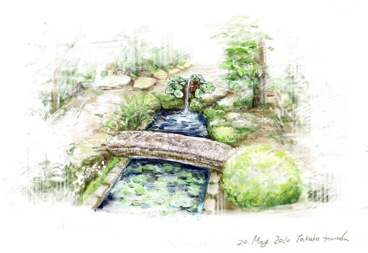 手描きの建築パース、造園パースお描きします 温かみのある手描きパース画で心の架け橋を イメージ3