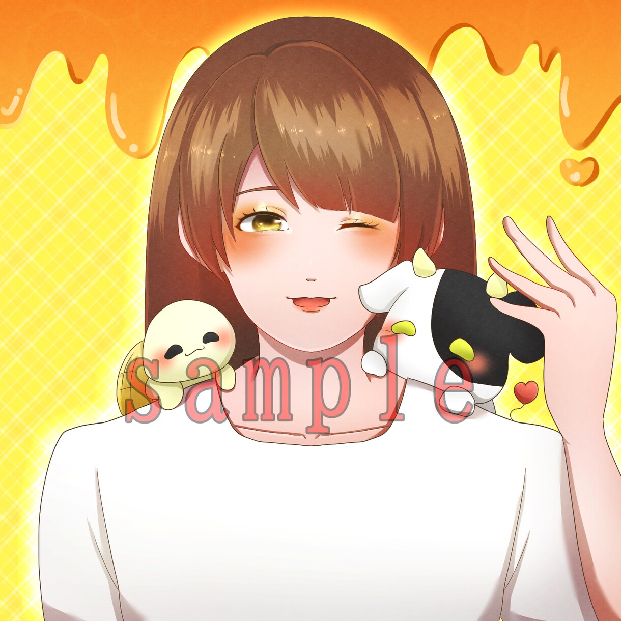 アイコン、イラスト、キャラデザ制作いたします 素敵なキャラを制作します。綺麗なお化粧がポイントです♪ イメージ4