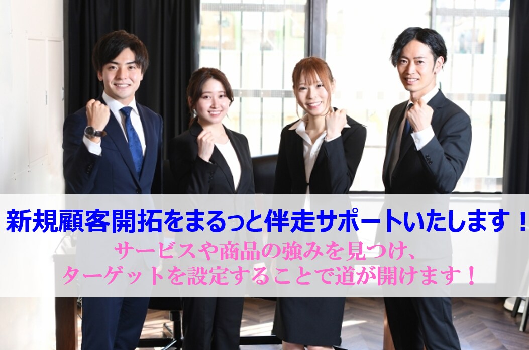 営業戦略～商談ロープレまで一通り伴走支援します 法人営業限定‼ターゲット設定、スクリプト作成等込みです！ イメージ1
