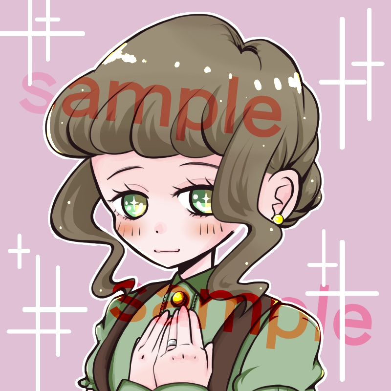 デフォルメ&ポップで可愛いアイコンイラスト描きます オリジナルキャラクターの二次創作もOK♪ イメージ4