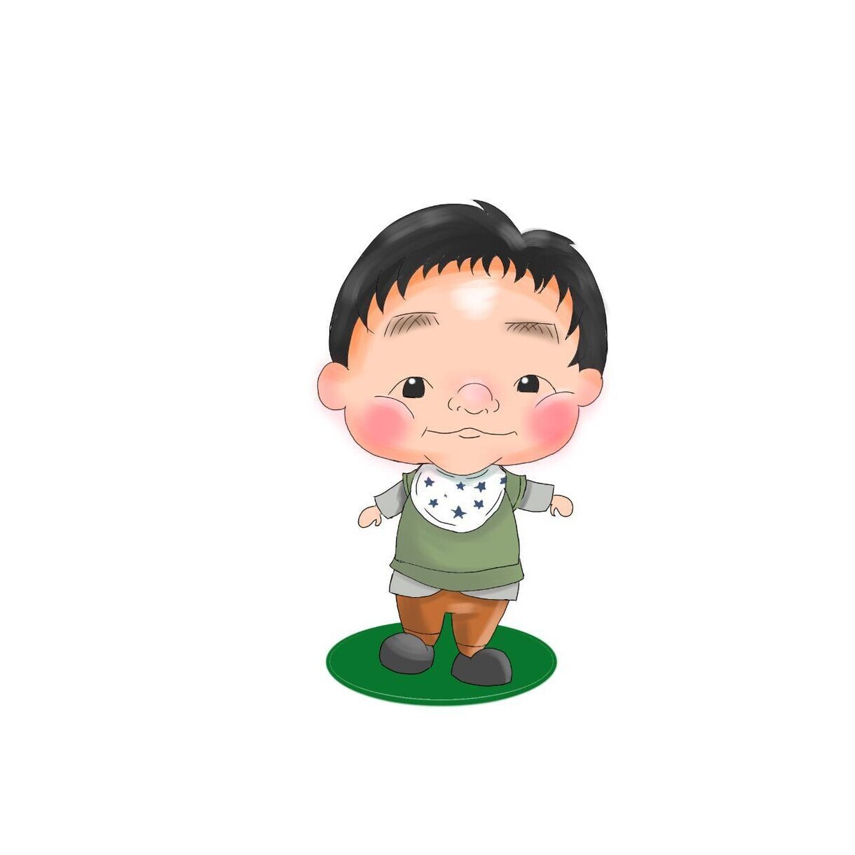 お子さんのデフォルメミニキャラ画像を作成します 息子の絵毎日描いています。皆様のお子様の絵を描かして下さい。 イメージ2