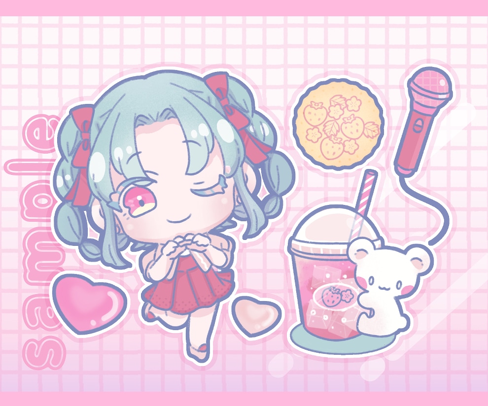 商用利用OK！ミニキャライラスト描きます 配信やブログ等にオリジナルのアイコンイラスト イメージ9