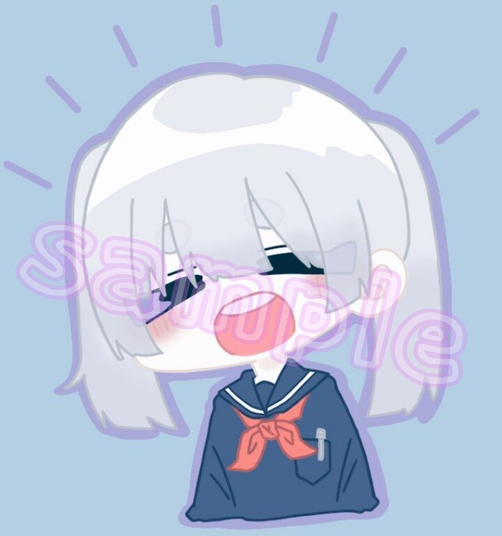 ゆるいミニキャラアイコン描きます ※サンプルとして使わせてくださる方用です!! イメージ1