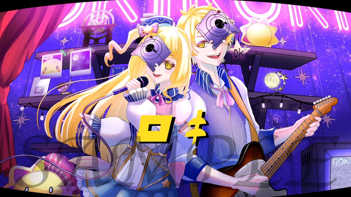 にじさんじ等大手実績『歌ってみた』MV制作致します 少ない素材もOK！Live2Dを用いた動画やイラストも可能◎ イメージ5