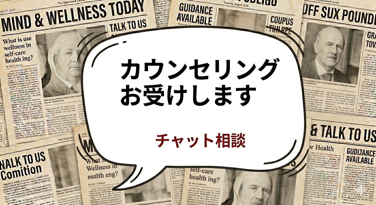 HSPカウンセラーがチャットでじっくり相談のります 主婦歴２４年カウンセラーが経験いかしてあなたの悩み聞きます イメージ1