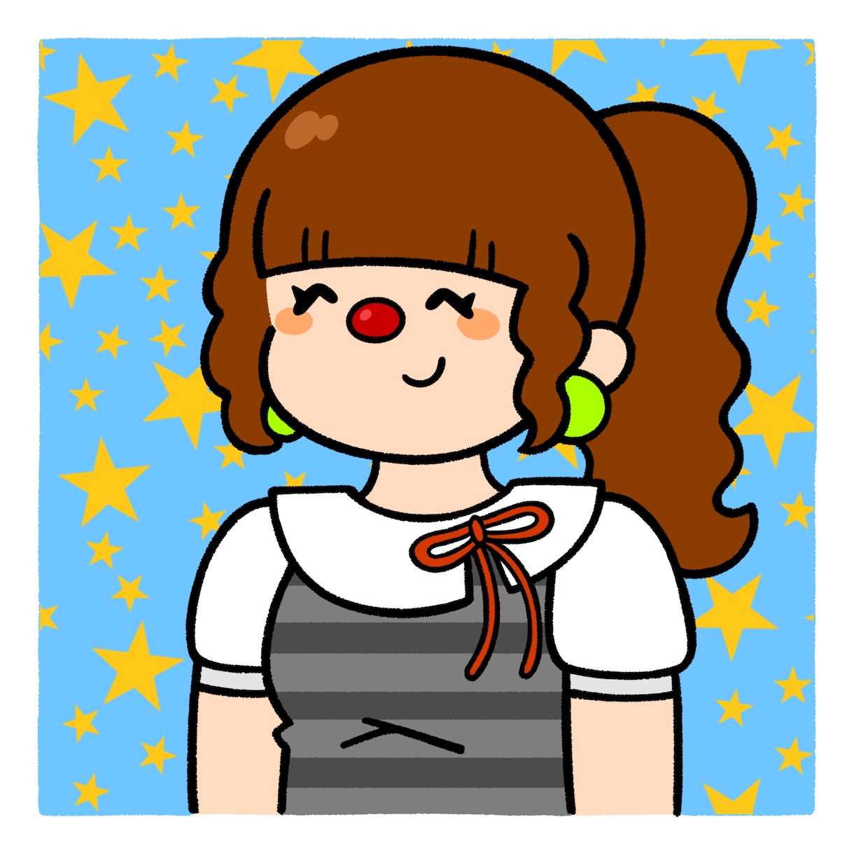 似顔絵を描きます カラフル！ポップ！キュート！なイラストを描きます♪ イメージ1