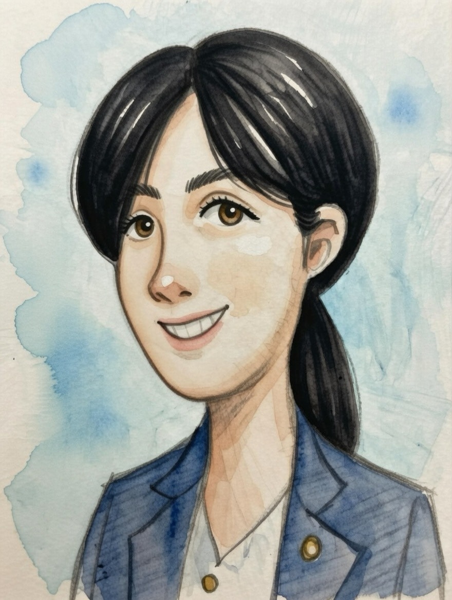 手描きで似顔絵、パソコンでもキャラクター作成します 元グラフィックデザイナーの介護福祉士 イメージ1