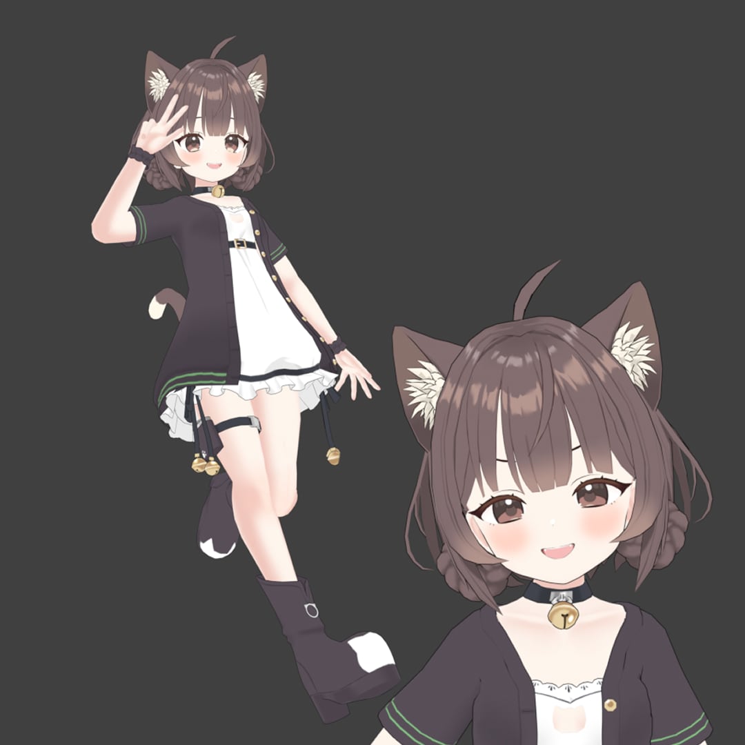 フルスクラッチ3Dモデルをお作りします お手軽に3DVTuberになれます♪ イメージ2