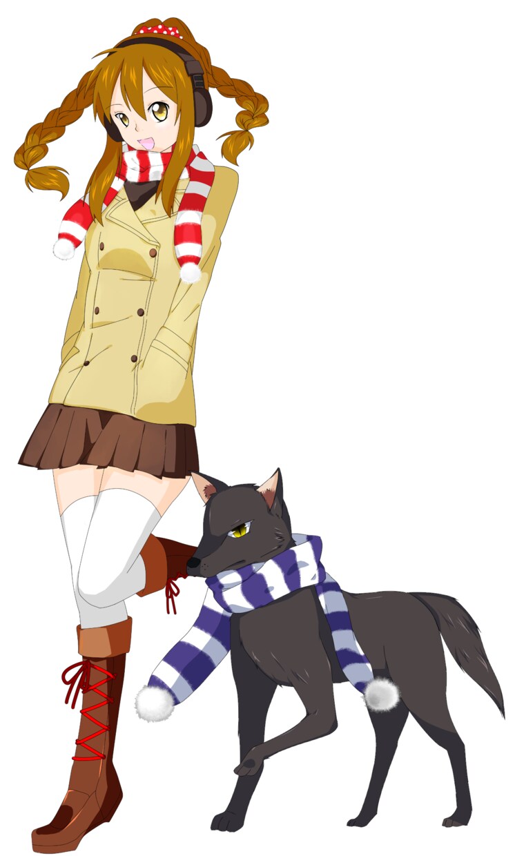アニメ風全身立ち絵描きます おまけ程度に動物や機械もOKです！ イメージ3