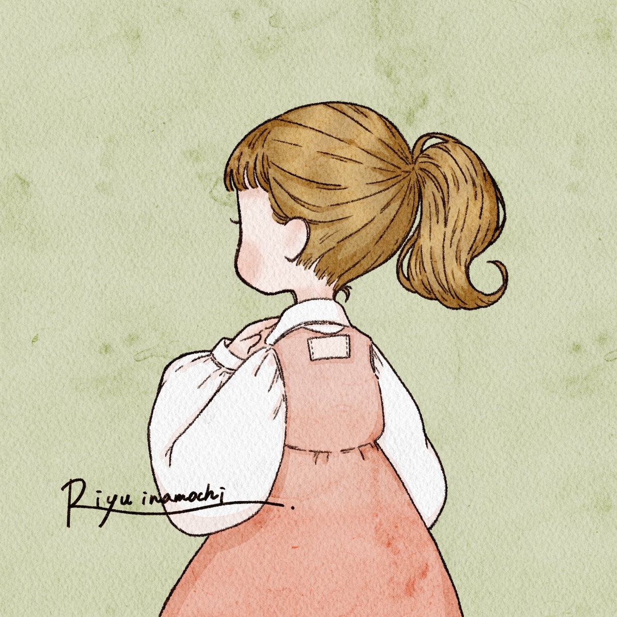 かわいい女の子のイラストをお描きします 流れる髪の動きや丸みのあるシルエットが得意です！ イメージ2