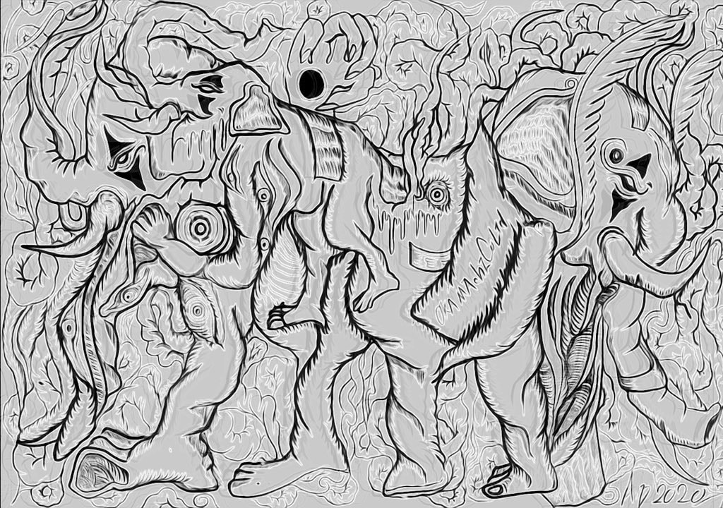 テーマに沿った創造画描きます 創造的なデザインとなっています！！ イメージ3