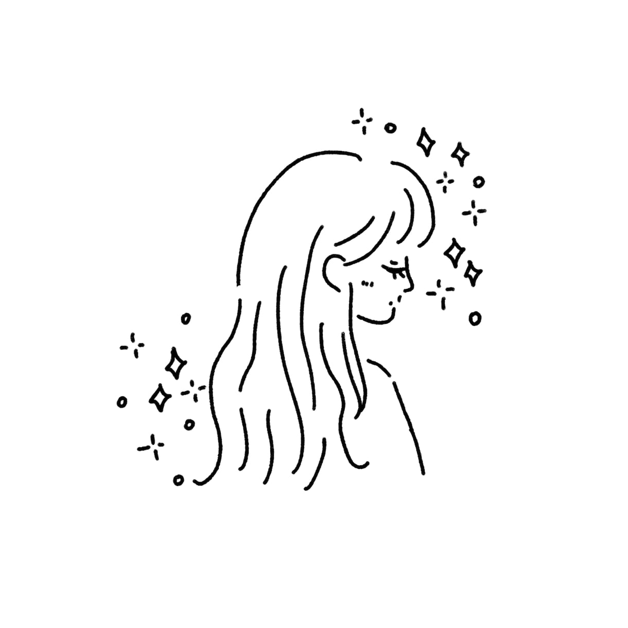 SNS用のアイコン・似顔絵作成します シンプルだけどおしゃれで目を引くアイコン作成に努めます！ イメージ3