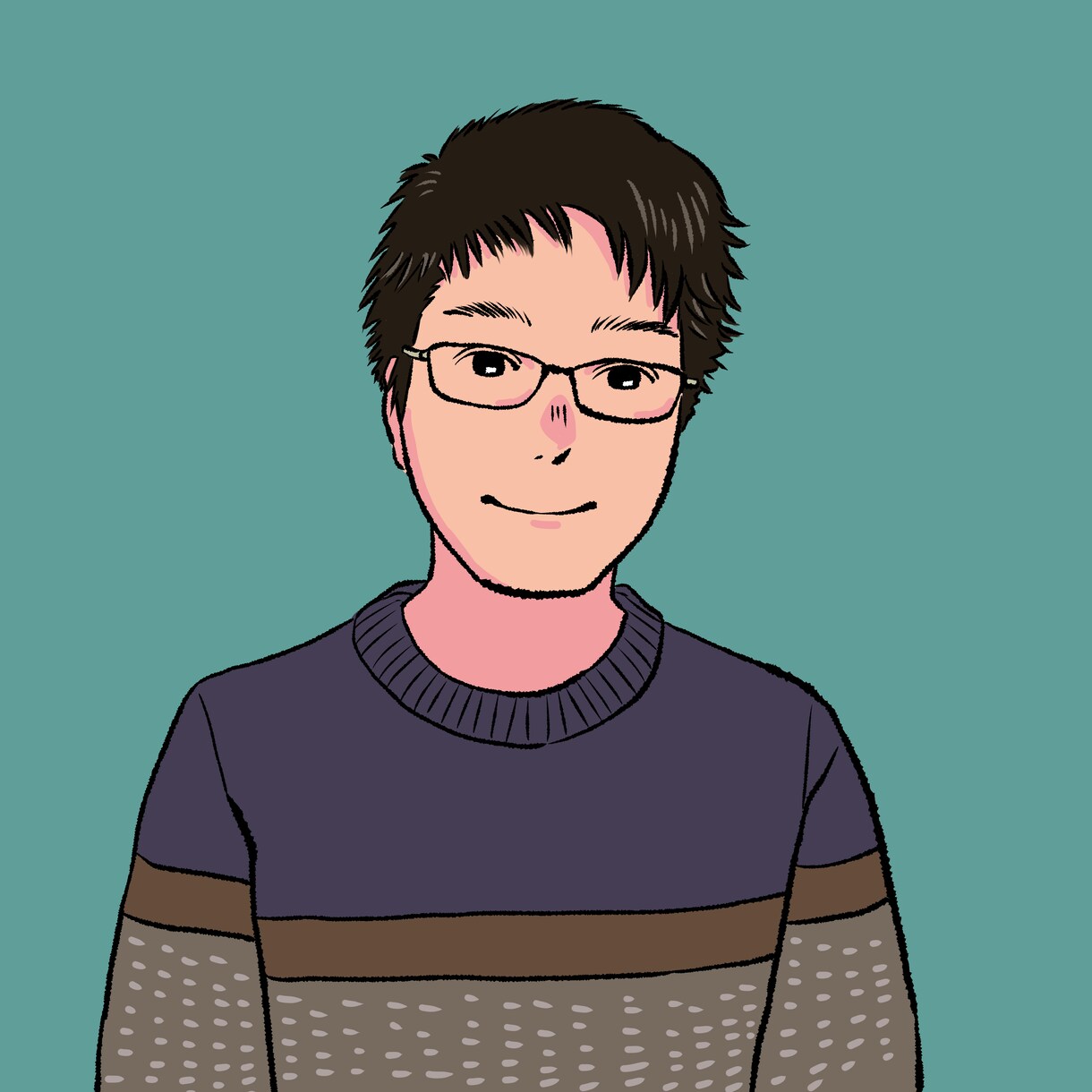 おしゃれアニメ調アイコン描きます おしゃれアニメ調のアイコン描きます イメージ1