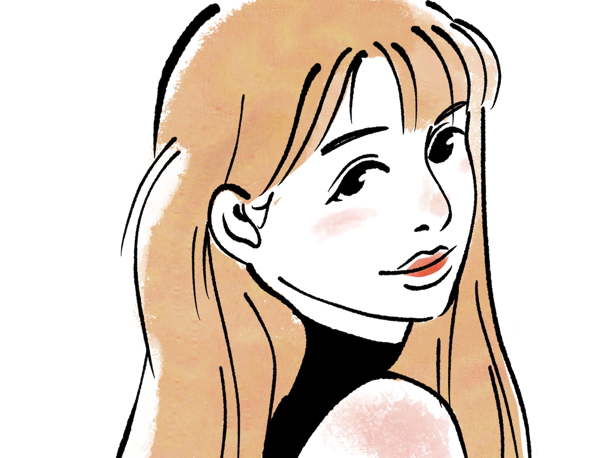 オシャレな女性イラスト作成します 水彩タッチでご希望の服装・髪型の女性イラストを作成します。 イメージ6