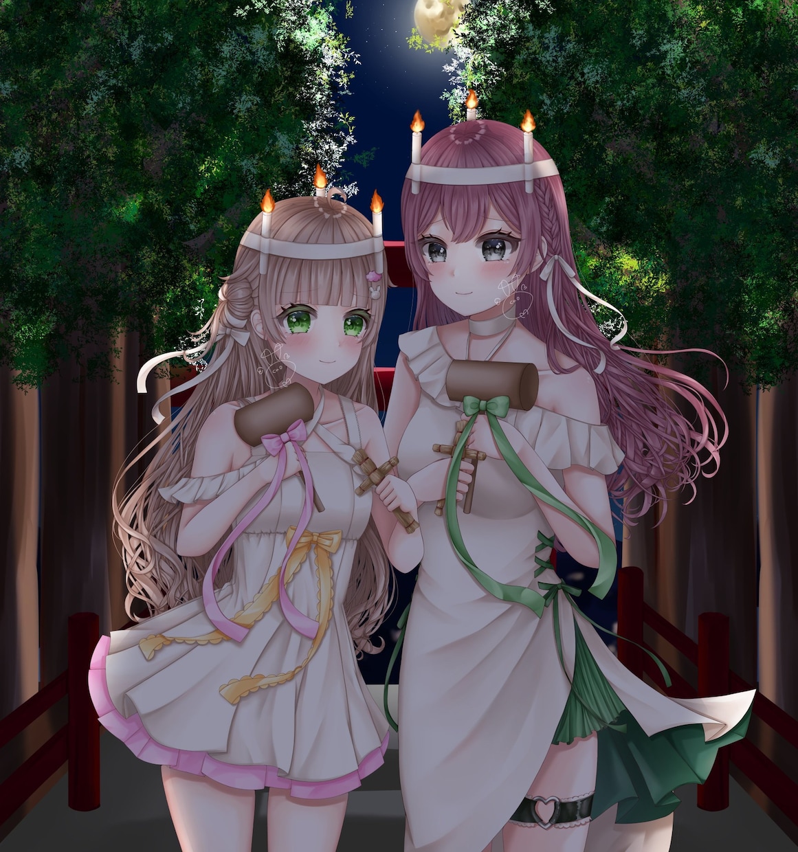 かわいい、きらきら！1枚絵、立ち絵など描きます 活動者に優しい価格◇歌みた・live2D用等◇納品1ヶ月から イメージ7