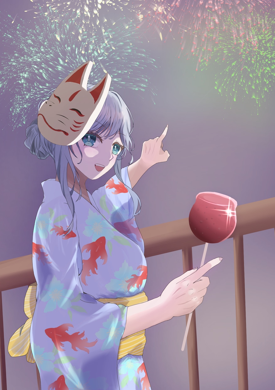 かわいいイラスト制作承ります 一枚絵、SNSアイコン、立ち絵などご相談ください イメージ5