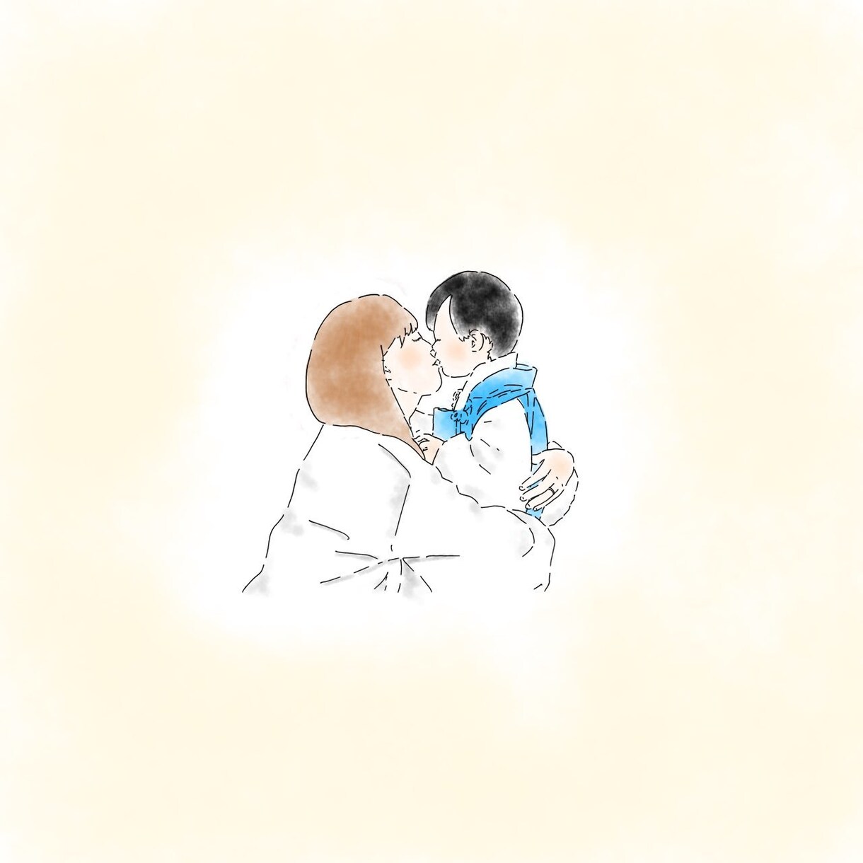 写真を元に水彩風イラストお描きします アイコンや記念日のプレゼントにいかがですか？ イメージ5