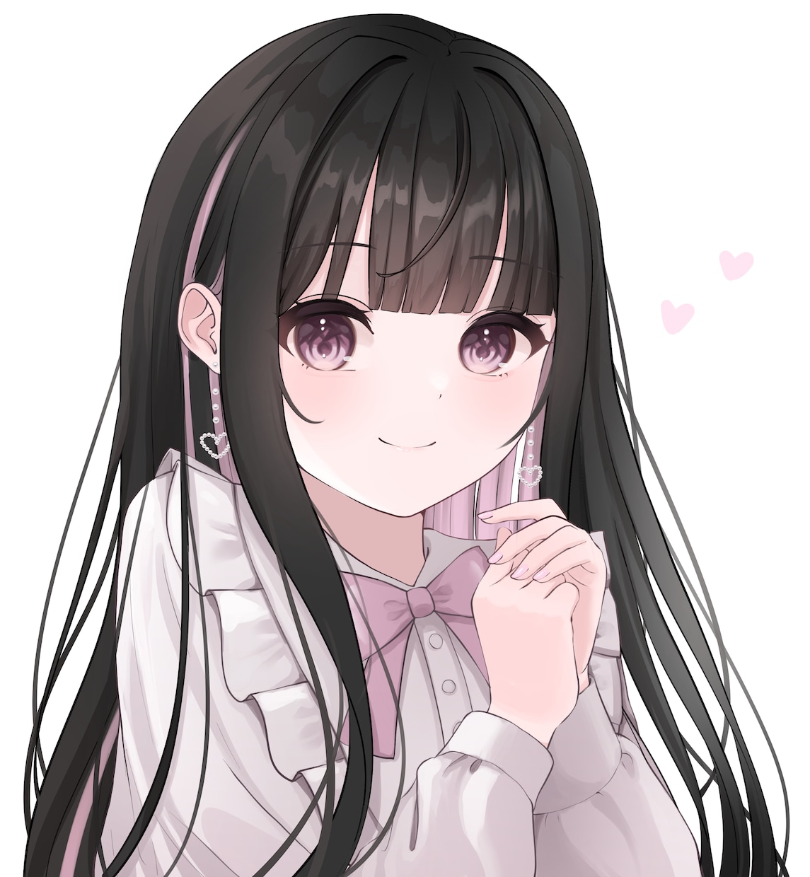 かわいい等身大キャラのSNSアイコン描きます 儚くキラキラした雰囲気で描きます！ イメージ8
