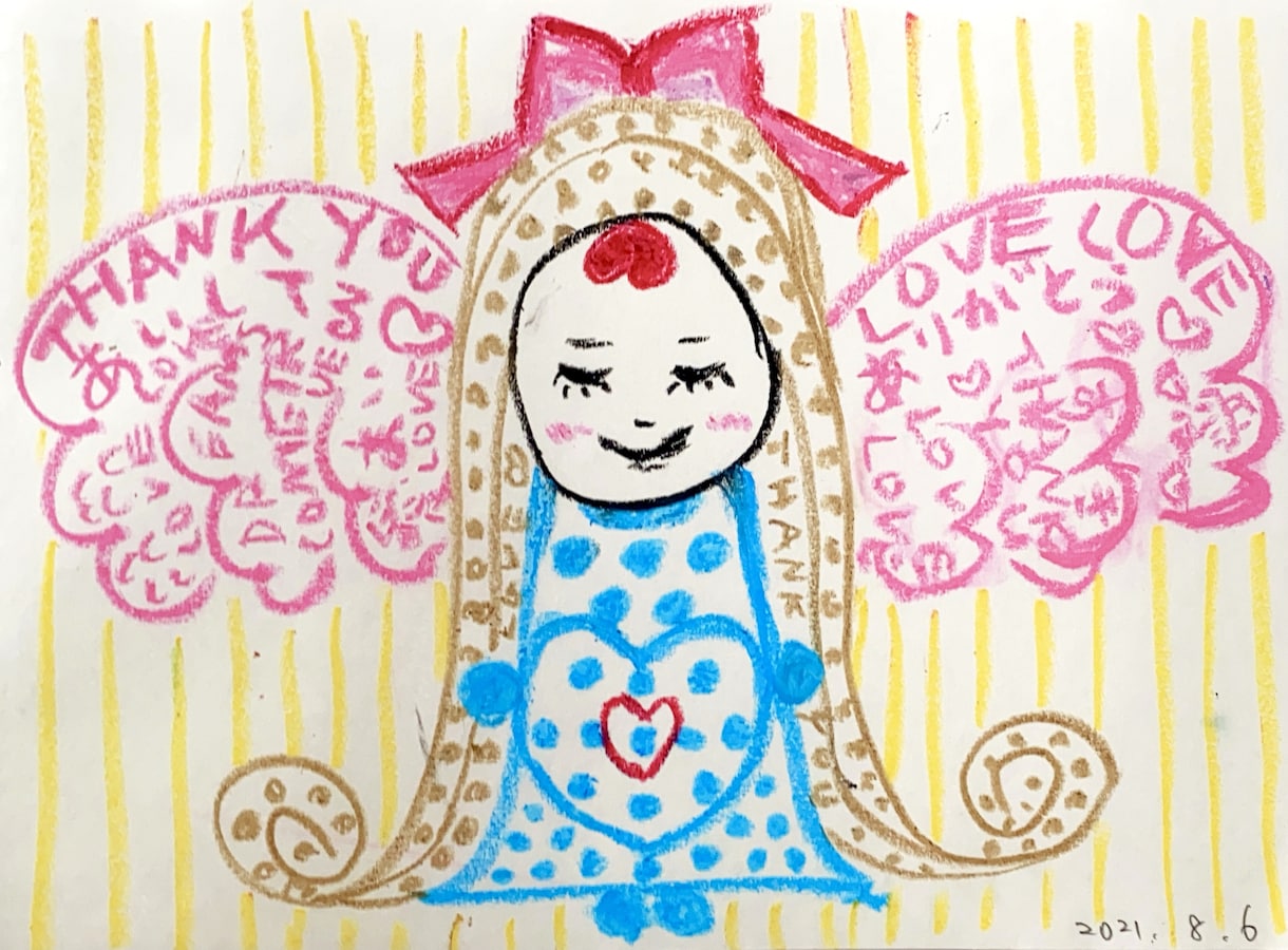 天使からのメッセージと天使のイラストを描きます あなたに縁が深い天使と繋がり、声と姿を絵にして届けます イメージ5