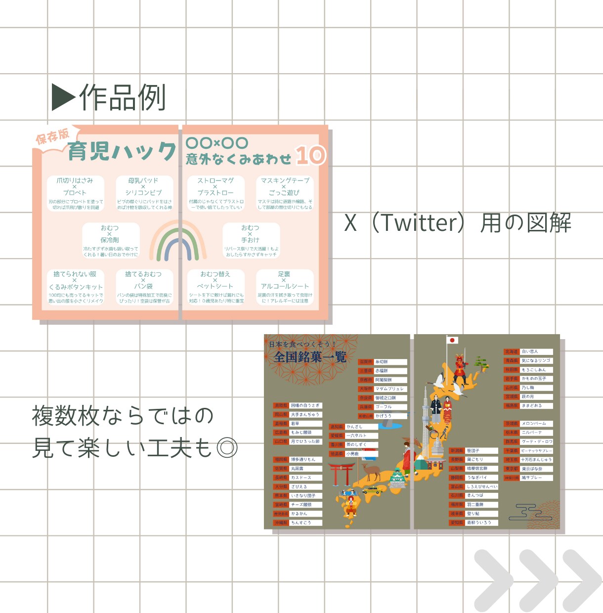 文章をもっと分かりやすく【図解】お作りします くすみカラーを使った“伝わる”デザインが得意です♩ イメージ4
