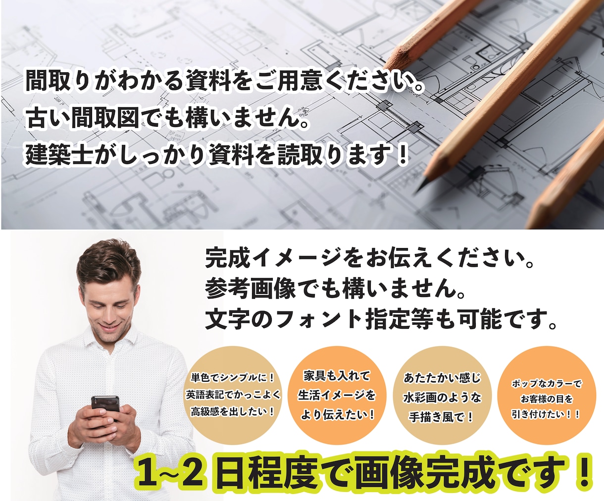 修正は無償無制限！不動産広告用間取図作成します 不動産投資家・管理会社様必見です！ イメージ4