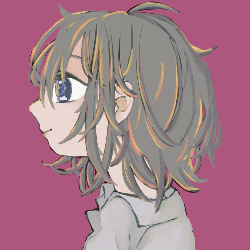 厚塗りでシックなイラストアイコンを制作します おしゃれなエモいアイコンでSNSを彩りたい方に イメージ1