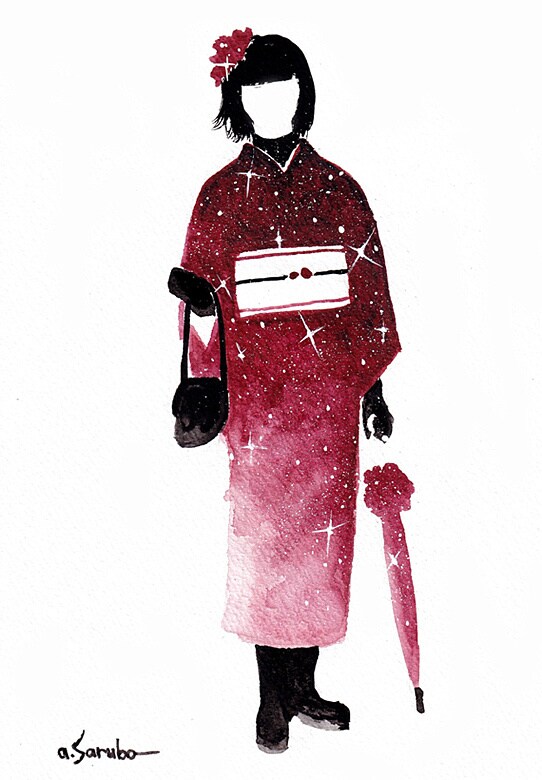 スタイリッシュな人物イラスト描きます 人体を描かない人物画で目立つイラスト イメージ5