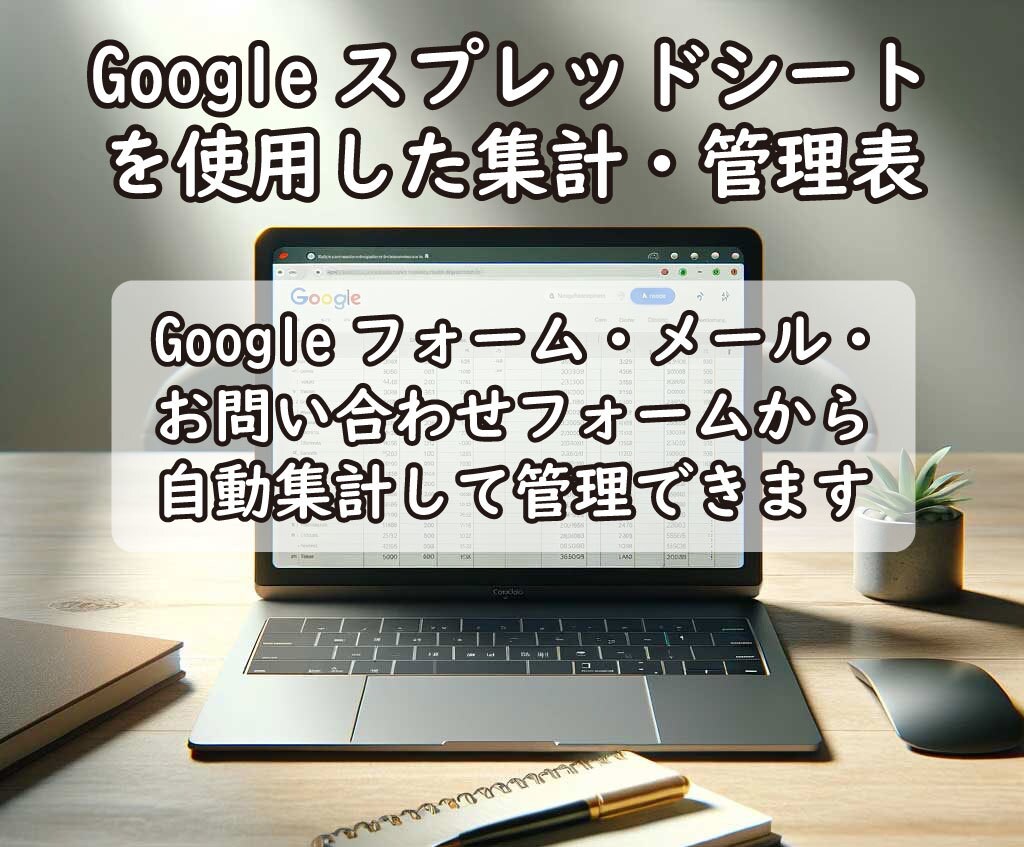 Googleスプレッドシートの集計管理表作成します メールやお問い合わせフォームの自動集計や管理表を作成します イメージ1
