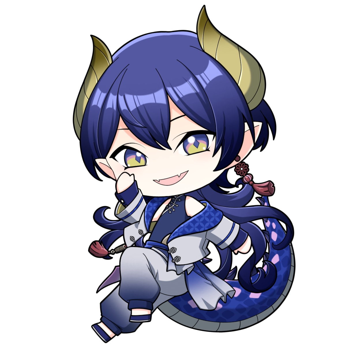 あなただけのかわいいミニキャラお描きします 好きなポーズ、服装、表情で！ミニキャラお描きします！！ イメージ3