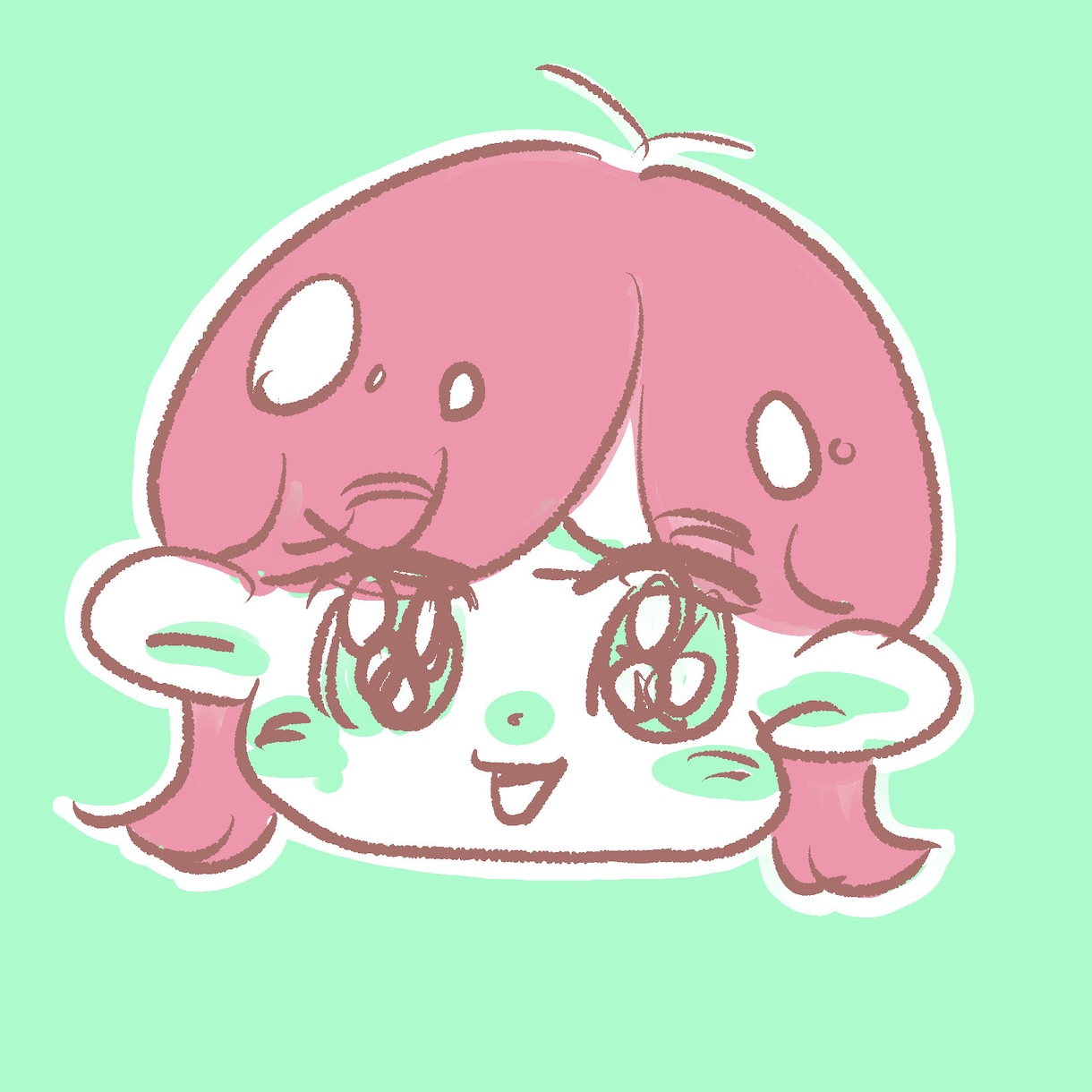 きゅるんとしたアイコン描きます SNSなどのアイコンにゆるきゅるイラストはいかがですか♪ イメージ2