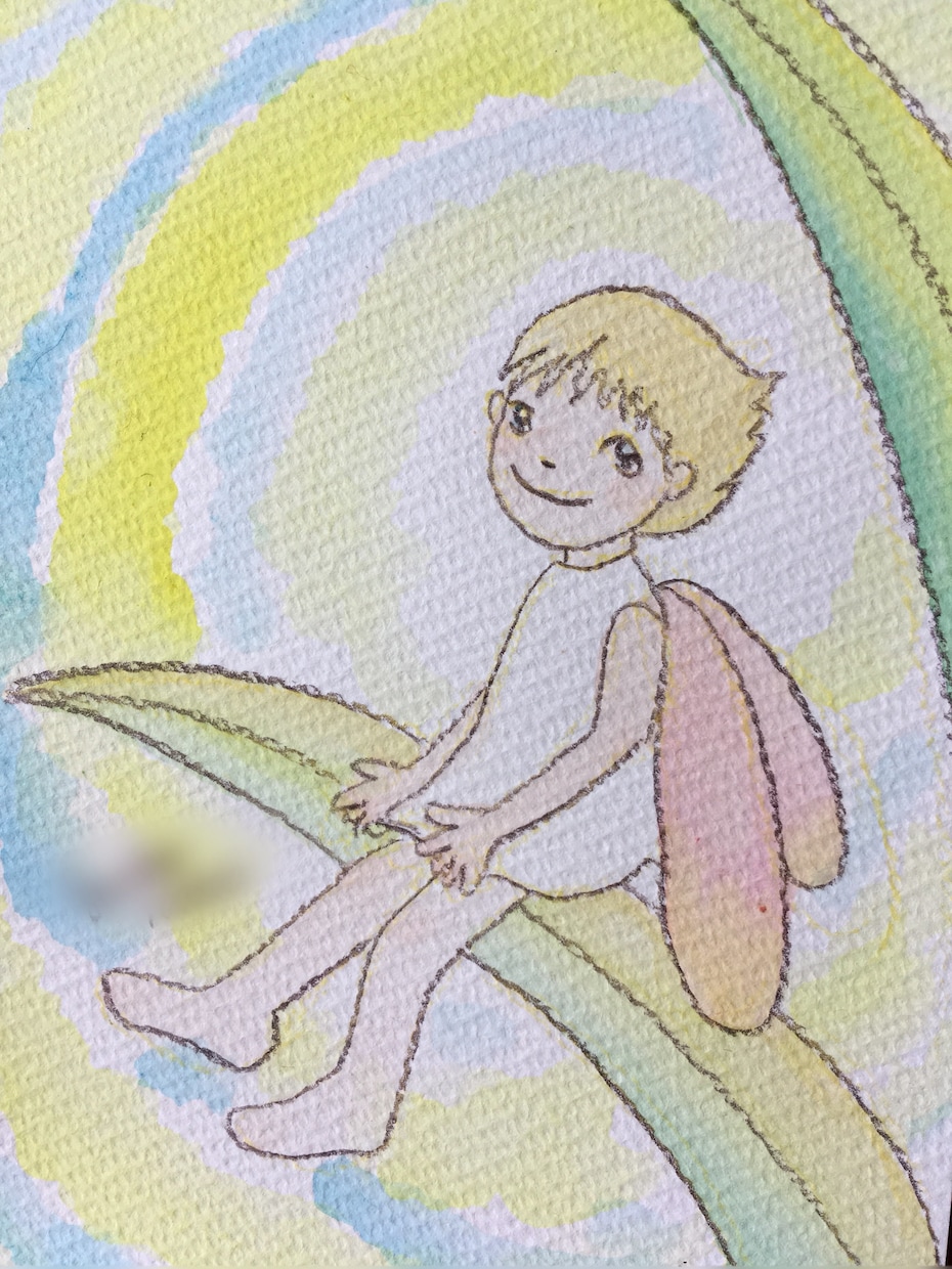 ガーディアンアート♪あなたを見守る守護存在描きます そっと寄りそう守護さんを感じるひととき イメージ1
