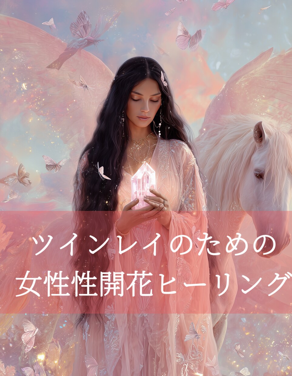 ツインレイのための女性性覚醒ヒーリングをします 【ハードモード】から【かる〜くしあわせ統合ルート】へ イメージ1