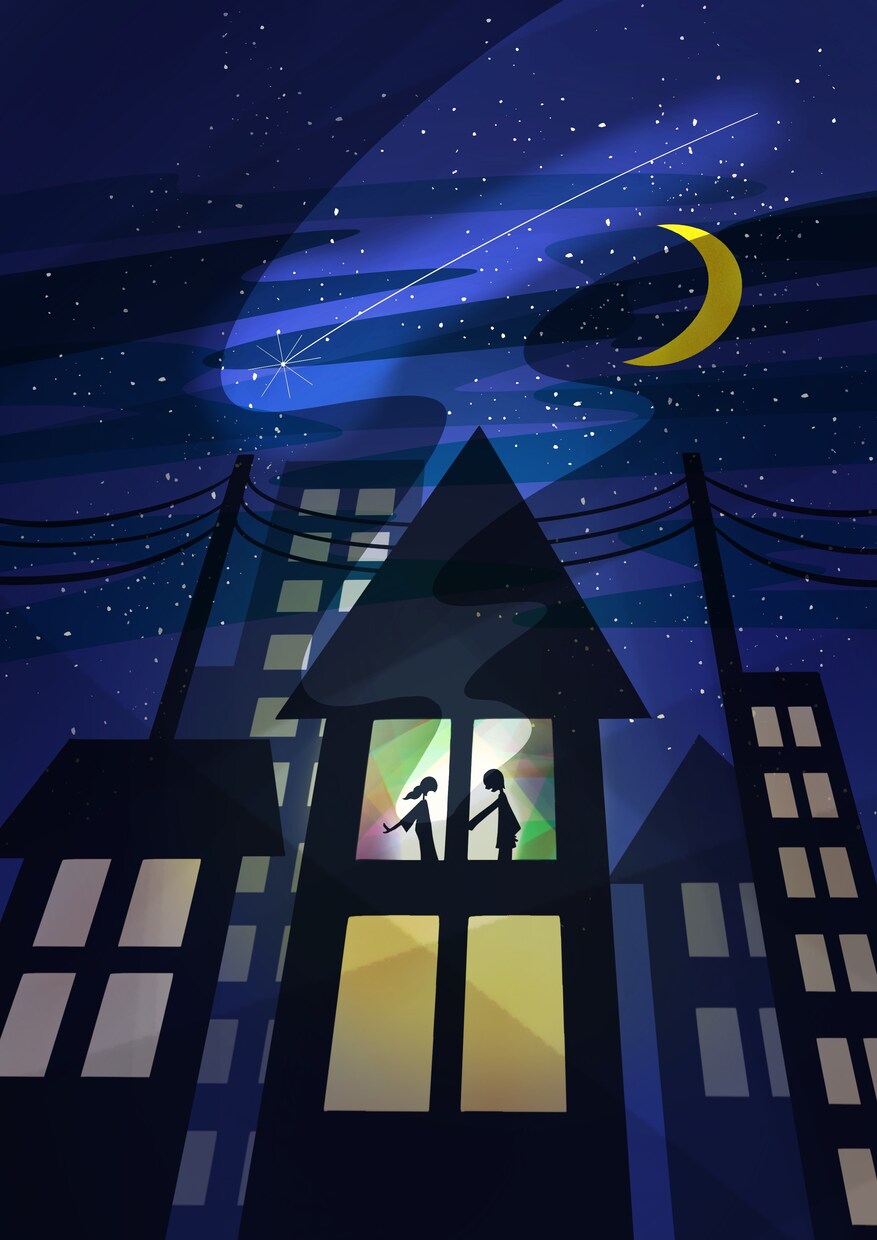 ウェルカムボード描きます 絵本のような世界観で幸せなお二人を描きます イメージ5