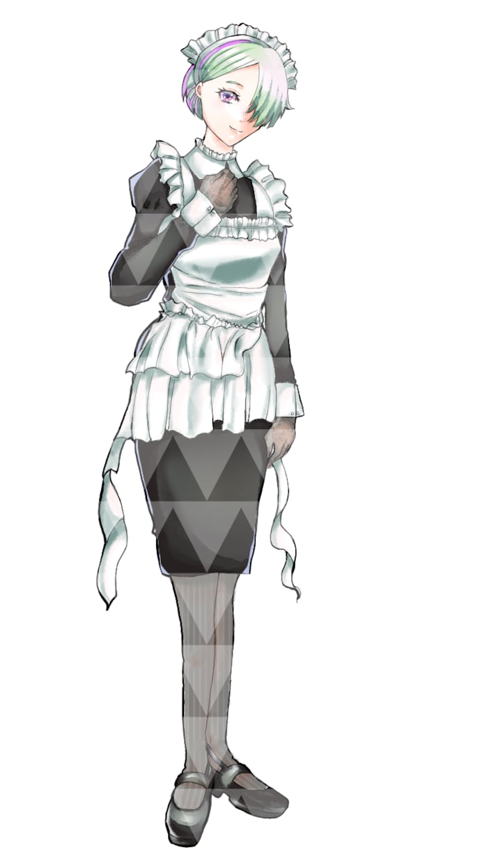 可愛いメイドさん、キャラクター売ります TRPGやゲームなどに活用いただけます。 イメージ2