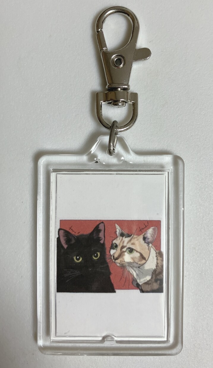 お客様オリジナルのキーホルダーを作成いたします [ペットや大切な人との写真やイラストなどをキーホルダーに♡] イメージ4
