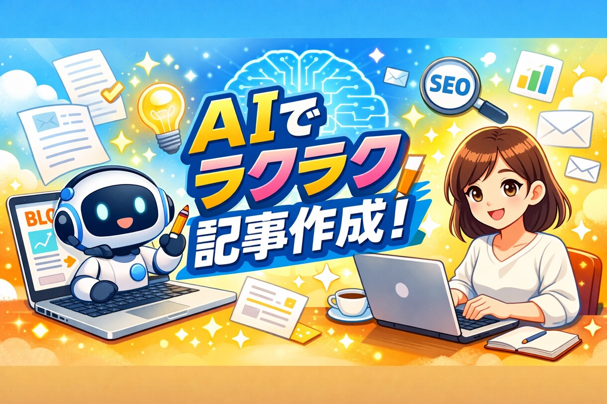 丸投げOK 構成〜執筆までAI記事代行します 手間ゼロでブログ記事完成！人間レベルのAI記事を作成します イメージ1