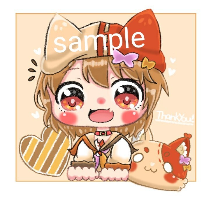 可愛いアイコンやヘッダー描きます オリキャラや版権、似顔絵などをかわいく描きます！ イメージ4