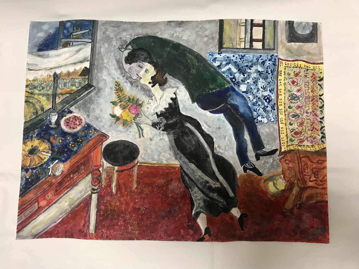 お好みの色をお選びします アクリル画の色のスキルや絵のストーリー性 イメージ3