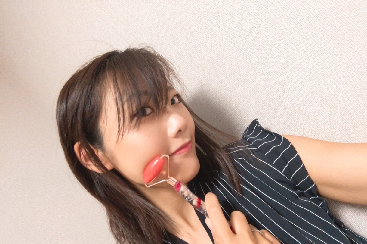 美活にオススメ！ハーバリウム美顔ローラーを作ります プレゼントにオススメ！好きな天然石、花の色が選べます！ イメージ7