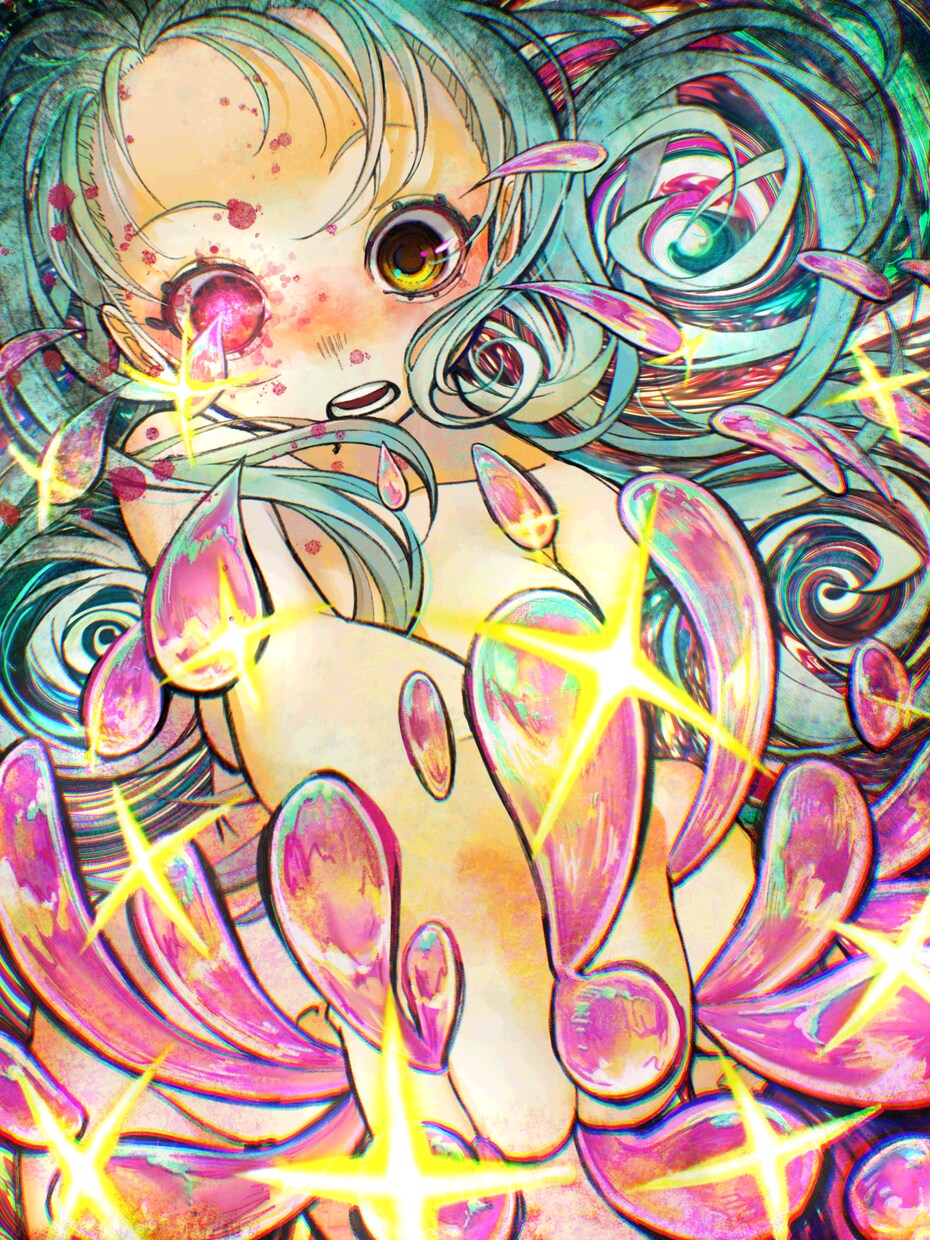綺麗でかわいい女の子の1枚絵描きます 丁寧に細かく、全力で描ききります！ イメージ2