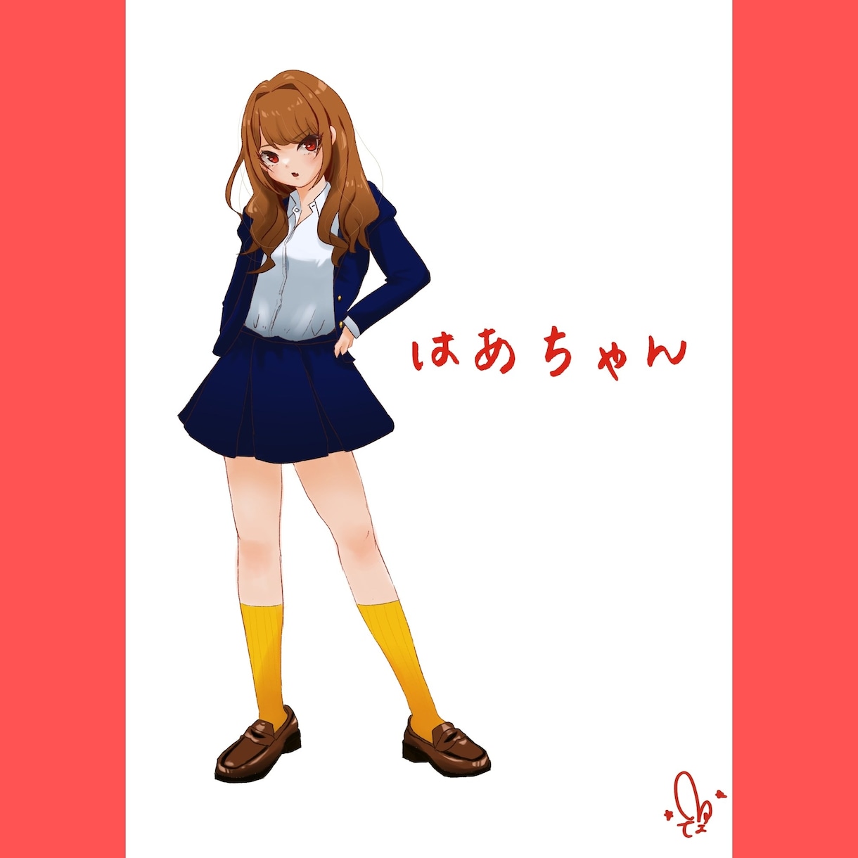 腰から上☆キャッチーなイラスト描きます 宝石などのエフェクト追加で豪華にしましょう！ イメージ1