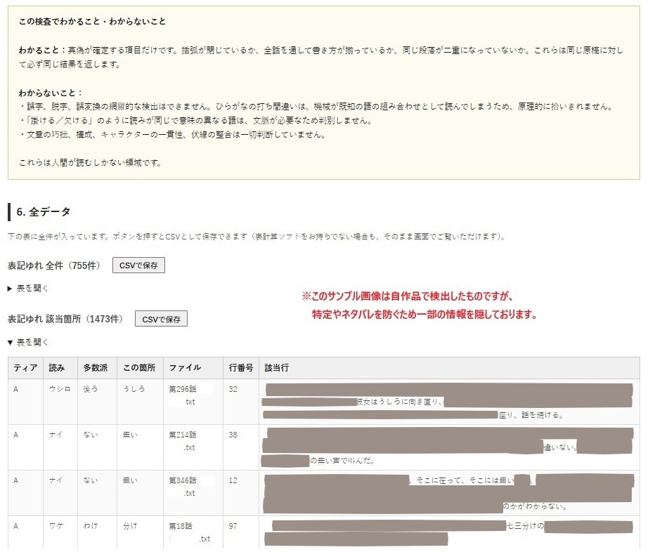 連載小説の表記ゆれを全話まとめて機械検出します 1話ずつでは見つからない不統一を、全話を通して洗い出します イメージ8