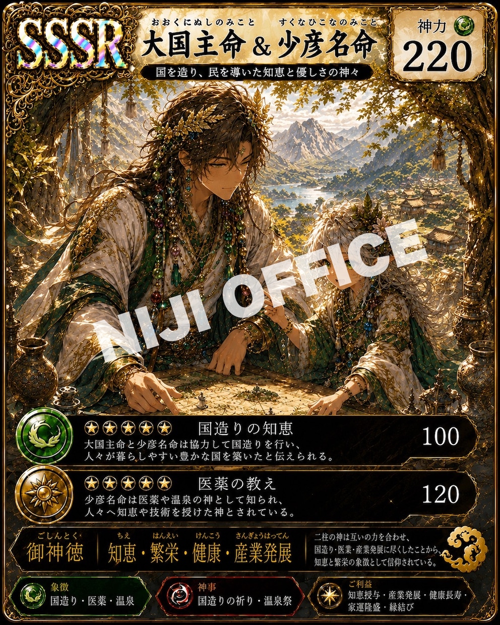 最高SSSR守護神カードをガチャ形式でお届けします 初回SR確定！集めたくなる神様スピリチュアルカードお守り イメージ7