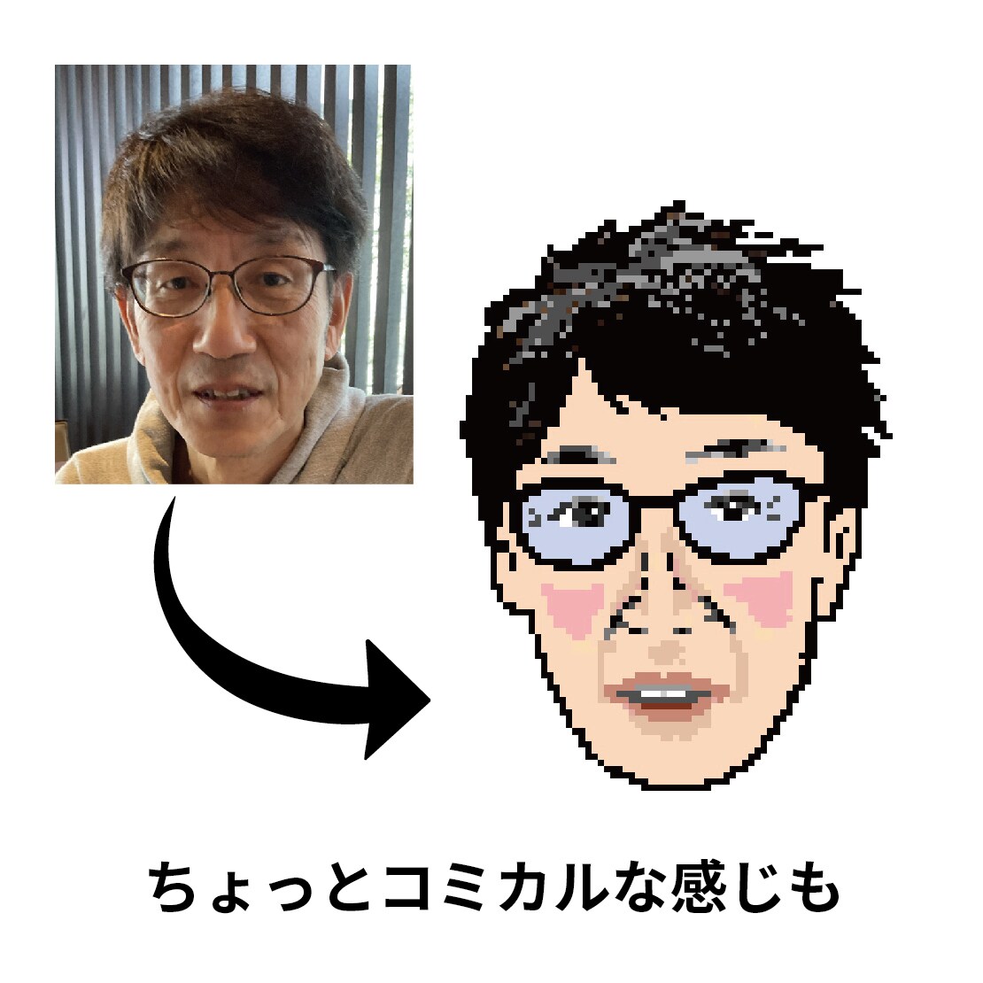 おしゃれなドット絵の似顔絵お描きします アイコンにおすすめ！デジタル感➕手書き感がかわいい！ イメージ9