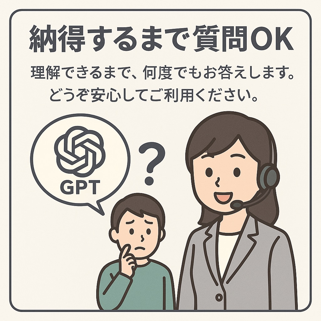 初めてのチャットGPTの使い方を教えます ダウンロードから基本操作まで丁寧にサポート イメージ5