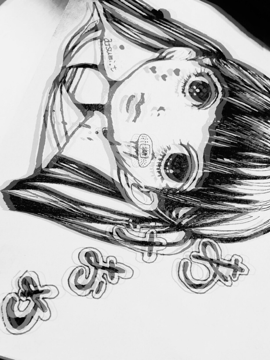 あなたの好きなモチーフでイラストを描きます 病みかわいいをテーマにしています。 イメージ2