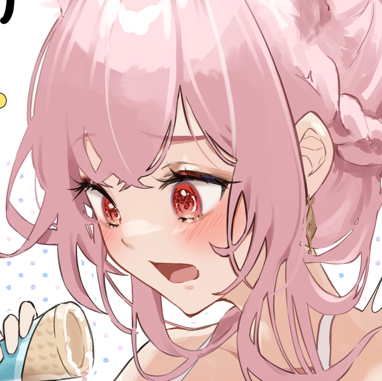 可愛い女の子のアイコン･ヘッダー･壁紙等描きます 顔面最強ワンランク上の素敵なイラスト使いませんか イメージ7