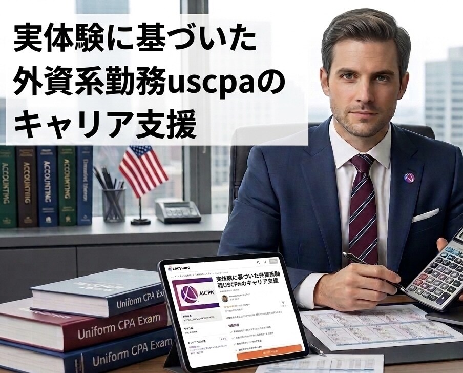商社出身USCPA 外資系勤務がキャリア支援します ～自身の経験に基づいたリアルな支援を提供します～ イメージ1